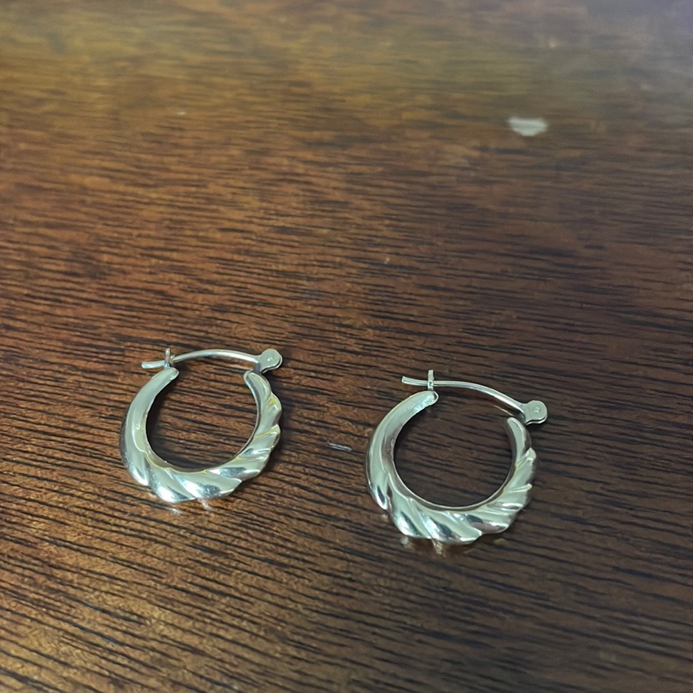 14k gold hoops